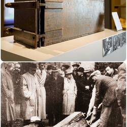 It was in this box that Dante's remains were hidden during WWII — Casa Dante.