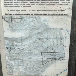 Description of the Mt. Llanover trail.