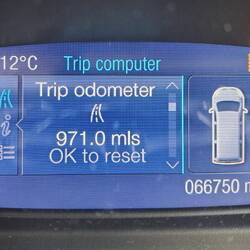 Miles from leaving home to tip of Denmark