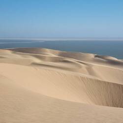 View from the dunes to Sandwich Harbour.