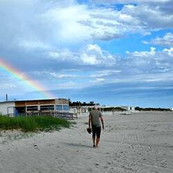 Regenbogen gab es natürlich auch