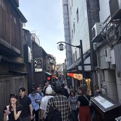 Die Pontocho-Gasse.