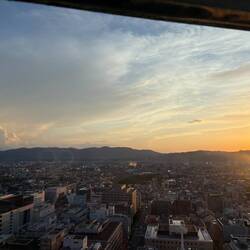 Das ist die Aussicht vom Kyoto-Tower aus.