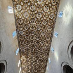 The cathedral ceiling in Otranto
