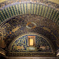 Mausoleum of Galla Placidia — Ravenna, Italy.