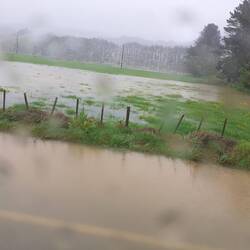 Das ist kein See - das ist ein überflutetes Feld