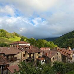 View from my room last night