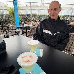 Ending the day with Pisco Sours, Peru's national cocktail