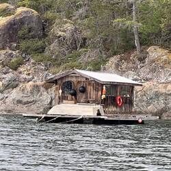 Another floating home in Refuge Cove