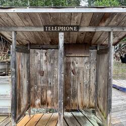 Refuge Cove Telephone Booth. lol