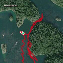 Short kayak ride today around Squirrel Cove