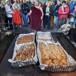 Hier wird das Essen nach alter Tradition zubereitet