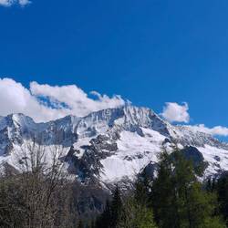 Dimaro mit Sicht auf das Adamollo Massiv