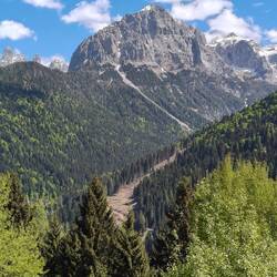 Madonna di Campiglio's neue Skipiste im Bau