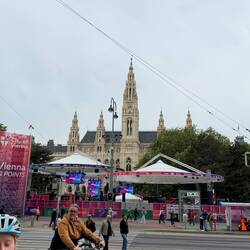 Das Rathaus mit Public viewing für den ESC