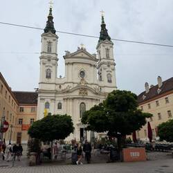 Startpunkt ist an der Piaristenkirche