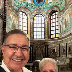 In the sanctuary of Basilica di San Vitale — Ravenna, Italy.