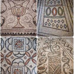 Floor mosaics in the ambulatory ... Basilica di San Vitale — Ravenna, Italy.