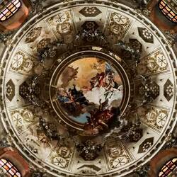 The Baroque frescoes of the dome date back to the 18th century ... Basilica di San Vitale — Ravenna.