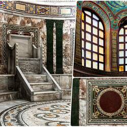 Details from the apse ... Basilica di San Vitale — Ravenna, Italy.