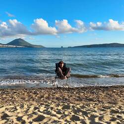 Sundowner am Strand (Uzo)