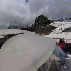Auslaufen Marina Düsseldorf