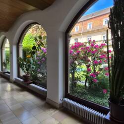 De binnentuin.
