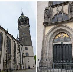 Schlosskirche mit Luthers Thesen-Tür