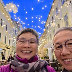 Our second night out at Liberty Square.