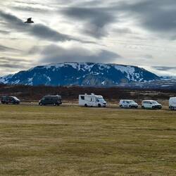 De camping van het nationale park