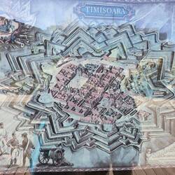 Defensive walls that were once around Timisoara