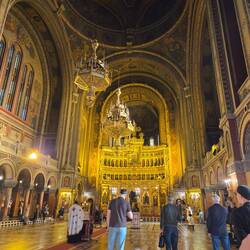 We went back a second time when the liturgy was on.