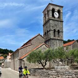 Pas mal de vélos sur l'île de Korčula