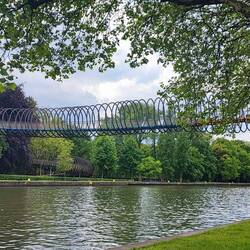 Rhein Herne Kanalbrücke in Oberhausen