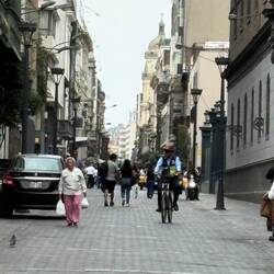 Street scene in Lima