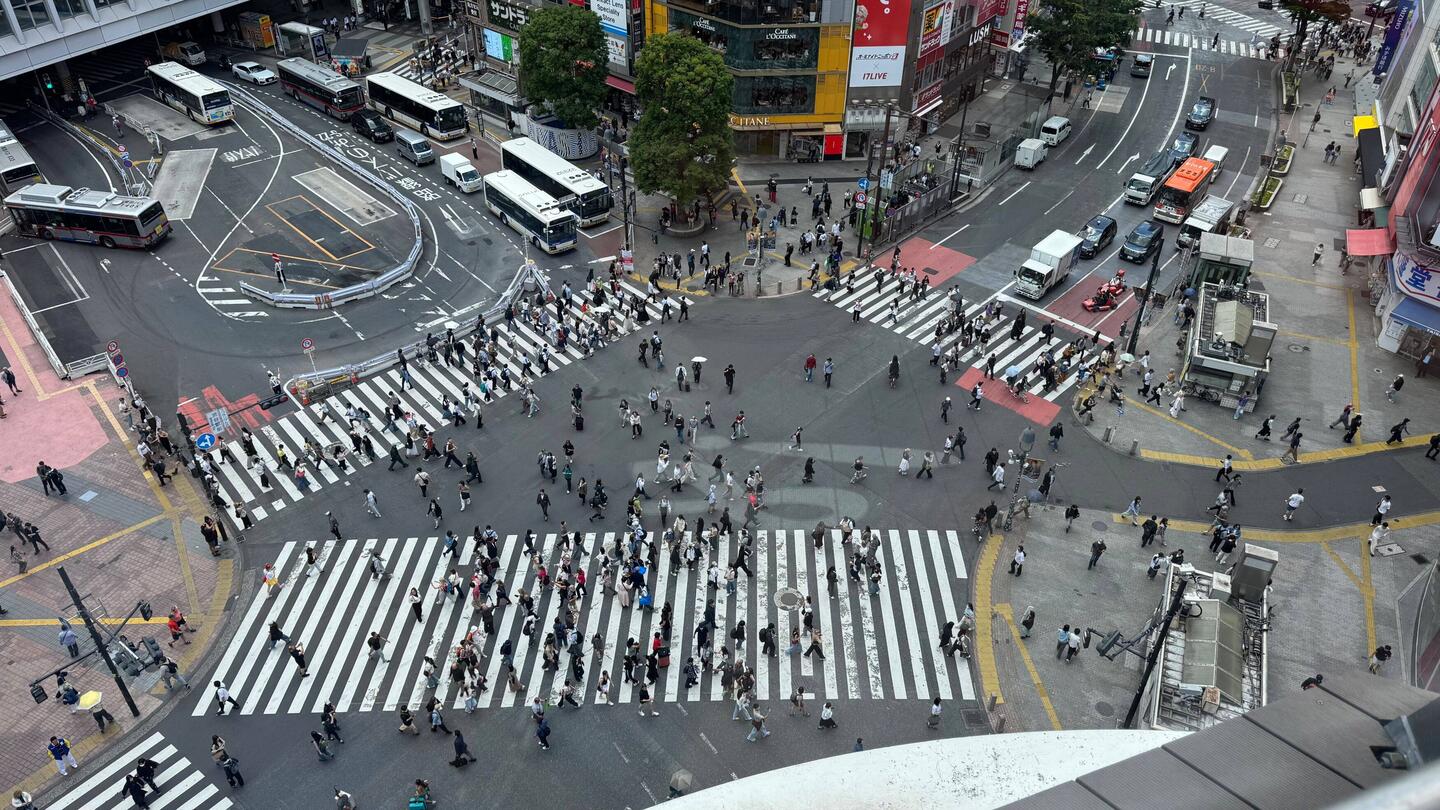 Shibuya Crossing - bekannt aus Film und Instagramm