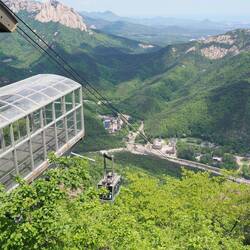 Seilbahn Bergstation / Cable car mountain station