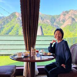 Aussicht beim Frühstück / Breakfast view