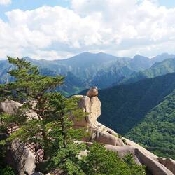 Daecheonbong ganz oben / Daecheonbong at the top