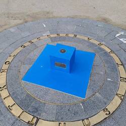 Der Grundstein der Stadt "Point Zero"