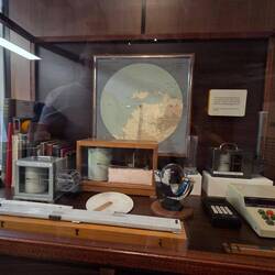 The old meteorology equipment in use at the time of cyclone Tracy