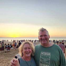 Mindil Beach sunset with just one or two others!