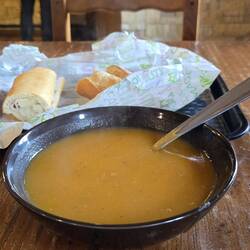 Yummy soup to warm us up