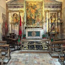 Capranica: Chiesa di San Pietro aus dem 9ten Jahrhundert 1200 Jahre alt.
