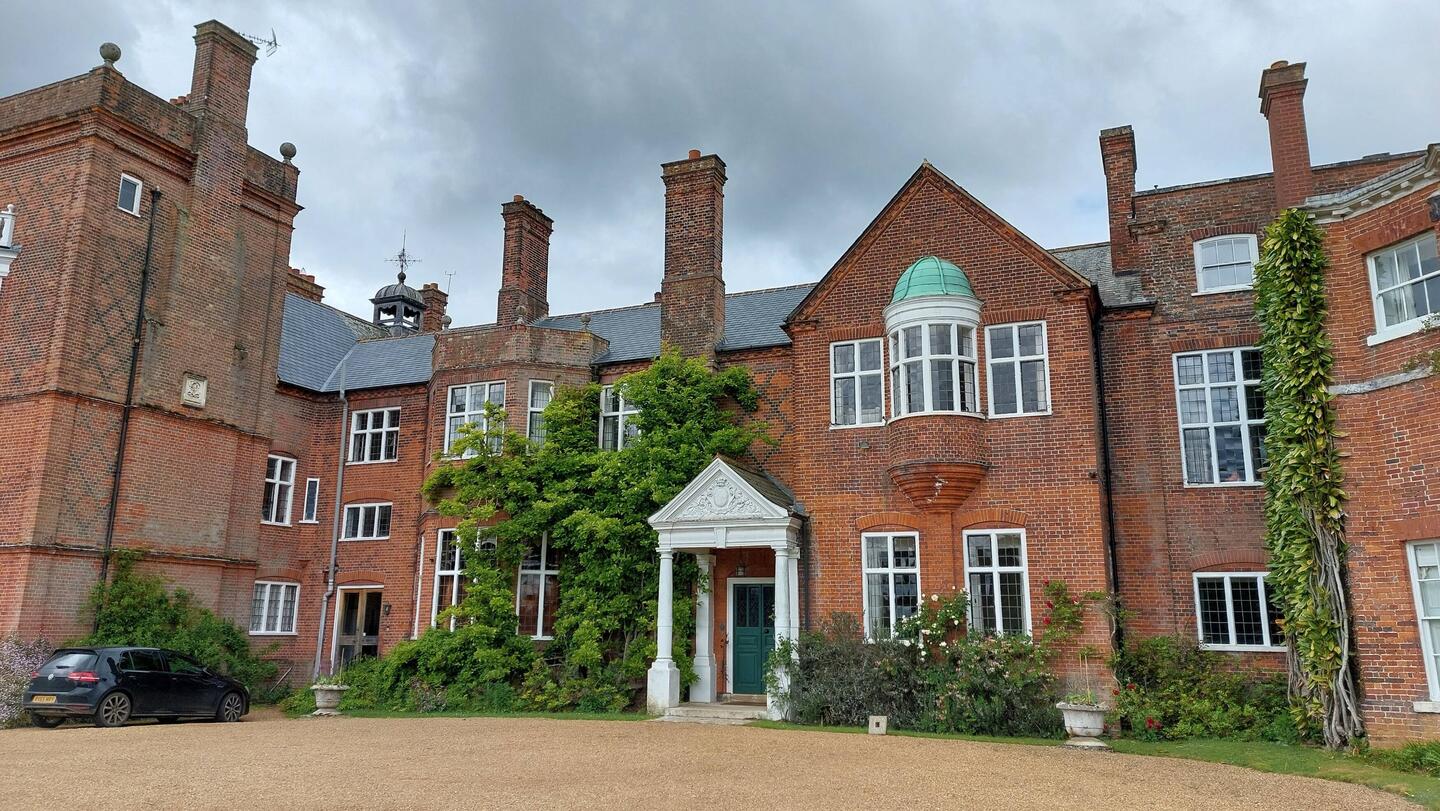 Front view of the house