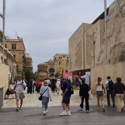 The main street of Valetta