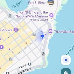 Map of Valetta