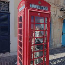Making a phone call from marsaxlokk