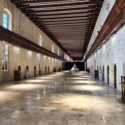 Inside the infirmary where st John's knights attended to the sick - men only