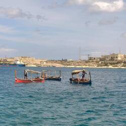 Harbour view of three cities